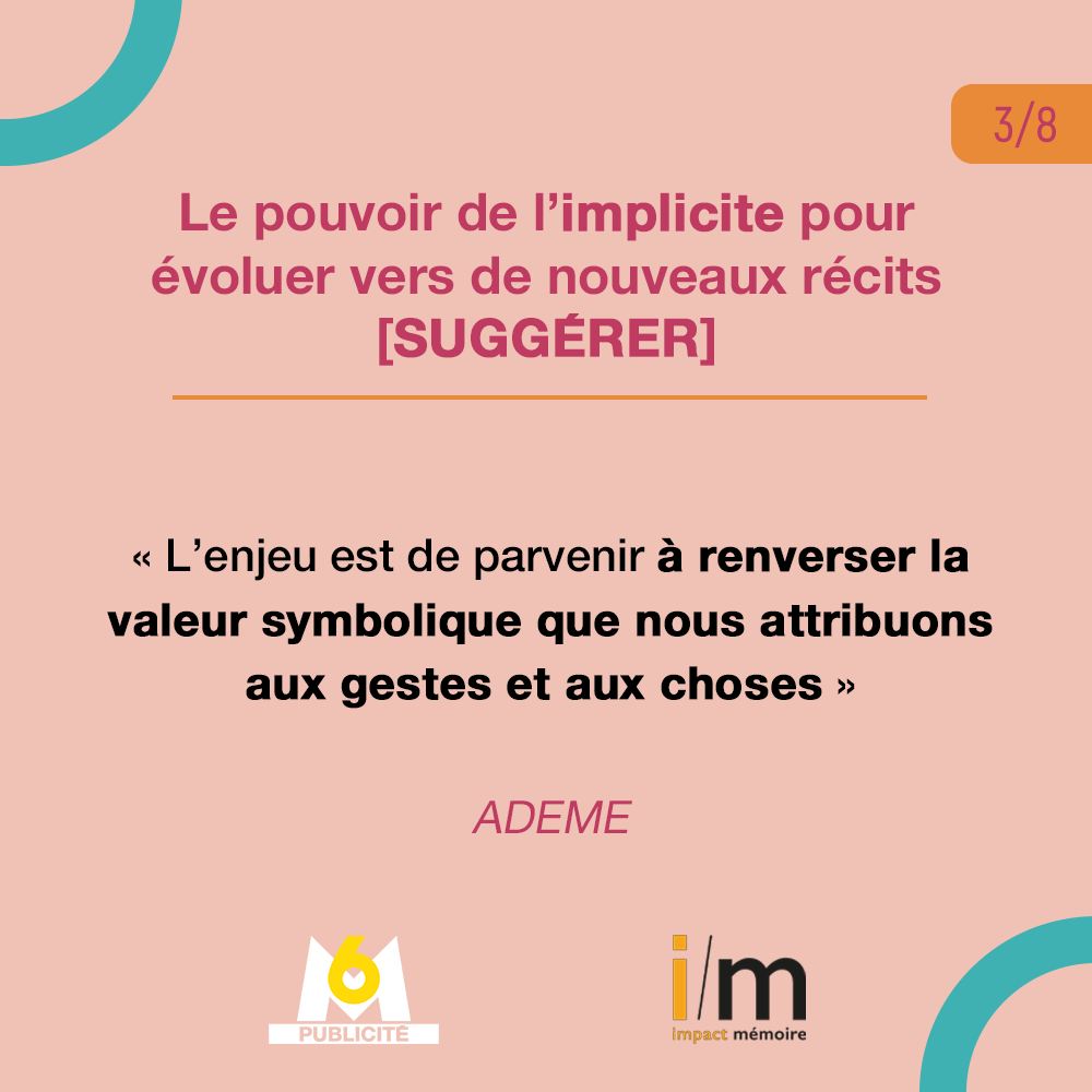 Image graphique sur le pouvoir de l'implicite pour évoluer vers de nouveaux récits